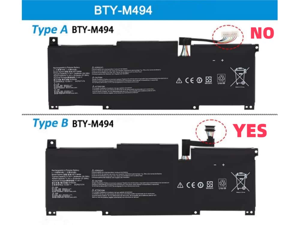 MSI BTY-M494